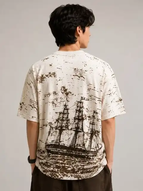 Purple Printed T-Shirt — view 2