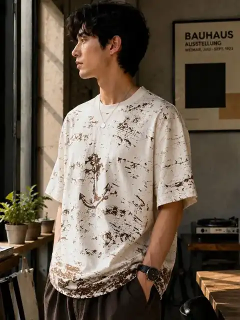 Purple Printed T-Shirt — view 3