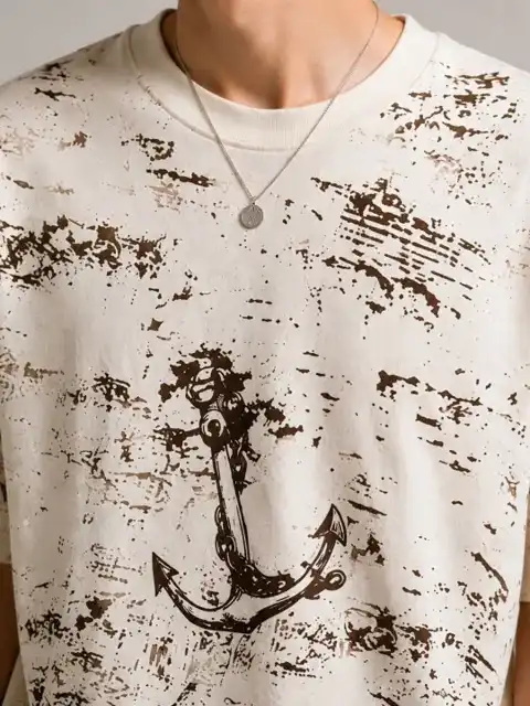 Purple Printed T-Shirt — view 4