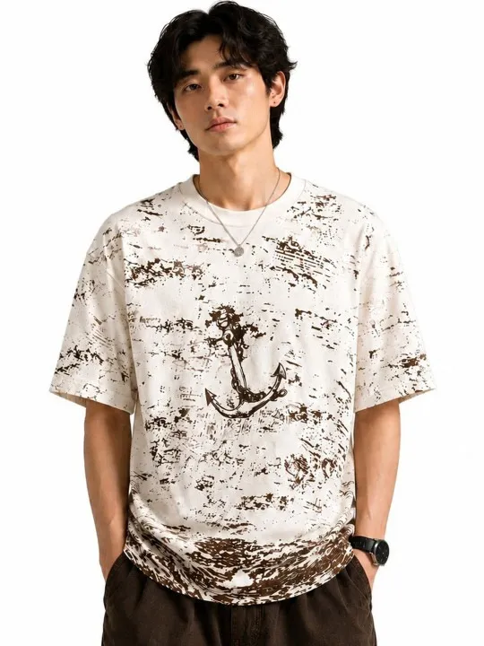 Purple Printed T-Shirt — view 1