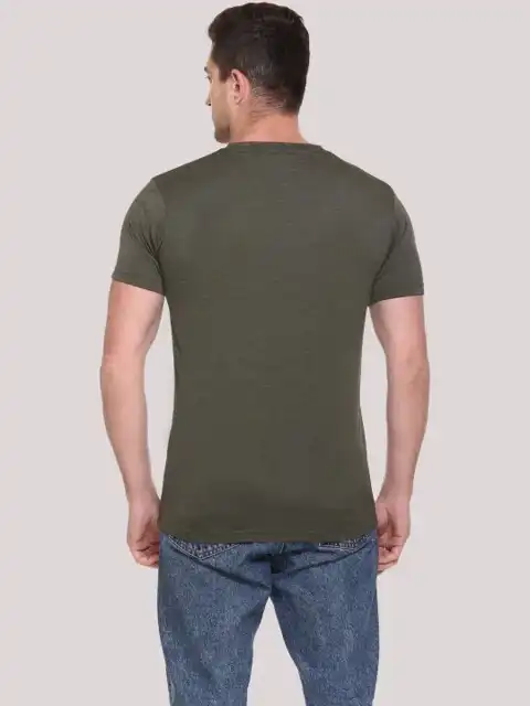 Beige Printed T-Shirt — view 4