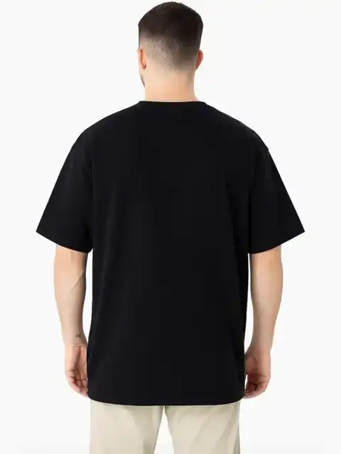 Black Printed T-Shirt — view 2