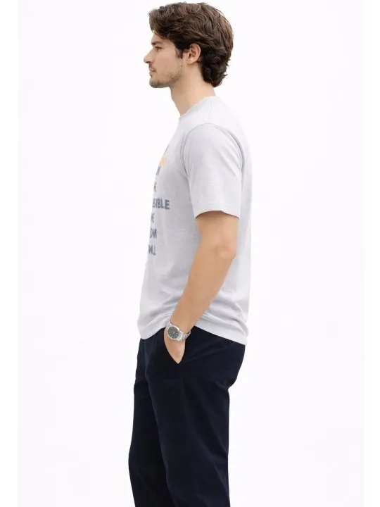 Beige Printed T-Shirt — view 3