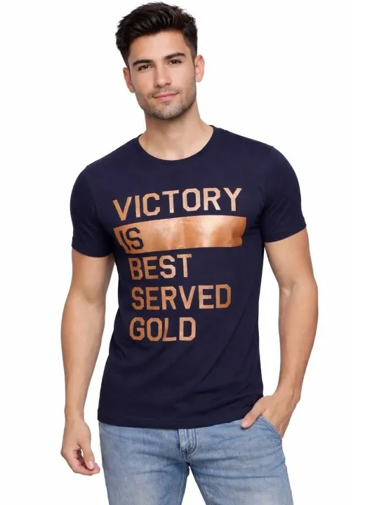Black Printed T-Shirt — view 4