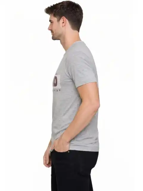 Grey Printed T-Shirt — view 3