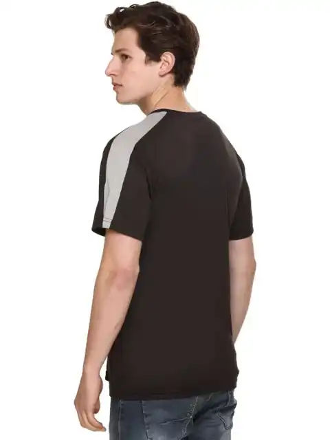 Black Printed T-Shirt — view 2