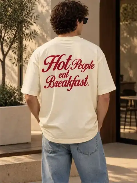 Beige Printed T-Shirt — view 2