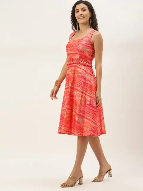 Orange Maxi Dress — view 4