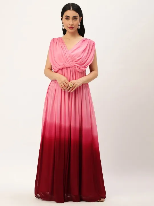 Orange Maxi Dress — view 1