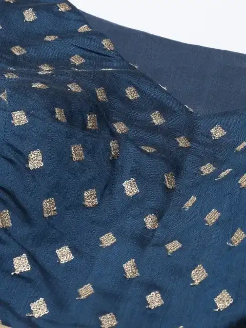 Blue Embroidered Maxi Dress — view 2