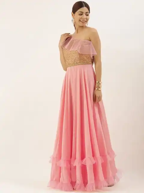 Pink Maxi Dress — view 3