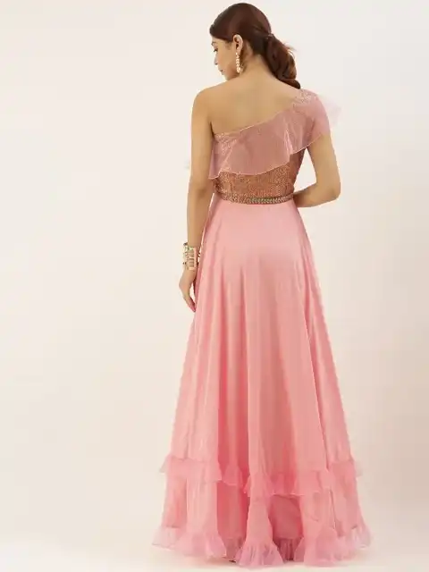 Pink Maxi Dress — view 4