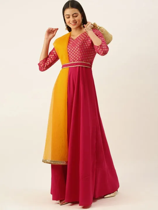 Pink Maxi Dress — view 1