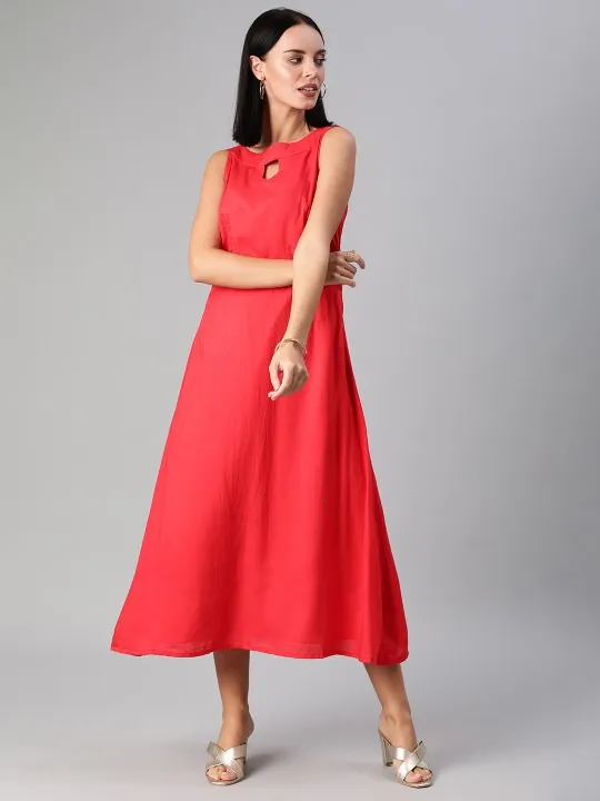 Red Maxi Dress — view 1