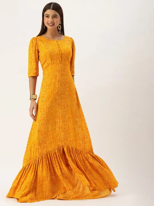 Yellow Maxi Dress — view 1