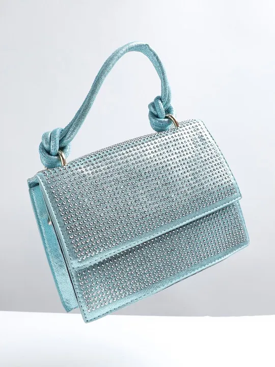 Blue Handheld Bag — view 1