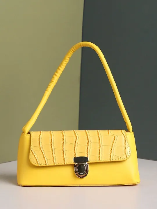 Orange Textured Sling Bag — view 1