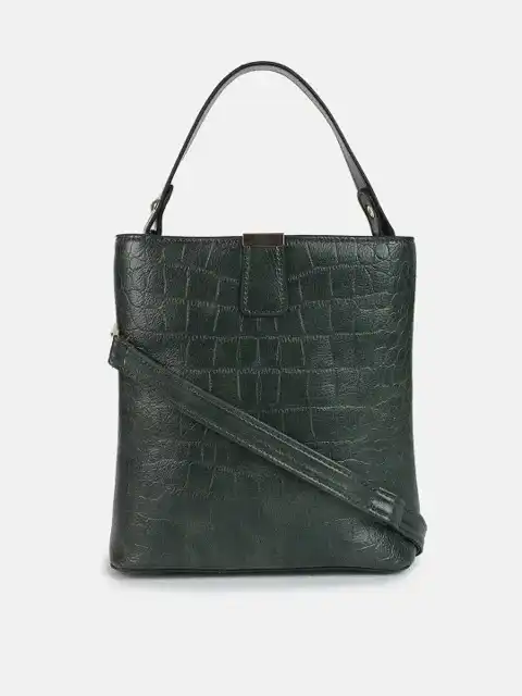 Green Textured Tote Bag — view 2