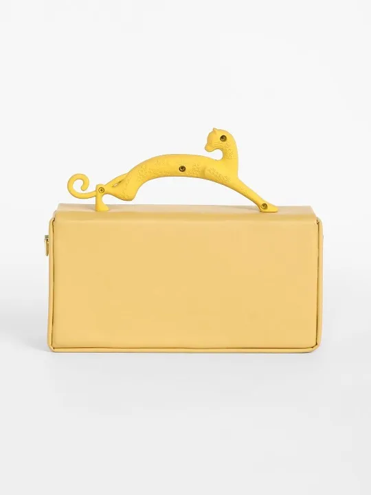 Beige Handheld Bag — view 1