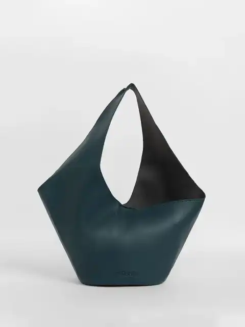 Green Textured Tote Bag — view 4