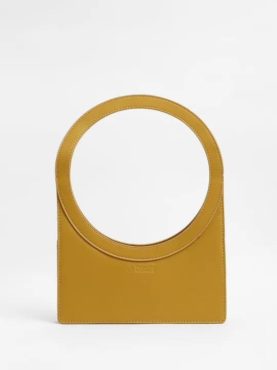 Yellow Textured Handheld Bag — view 3