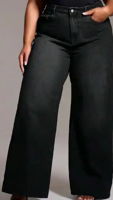 Black Regular Jeans — view 1