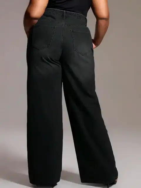 Black Regular Jeans — view 2