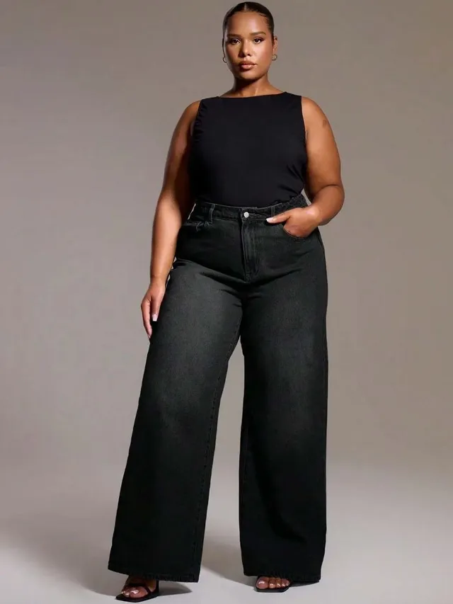 Black Regular Jeans — view 5