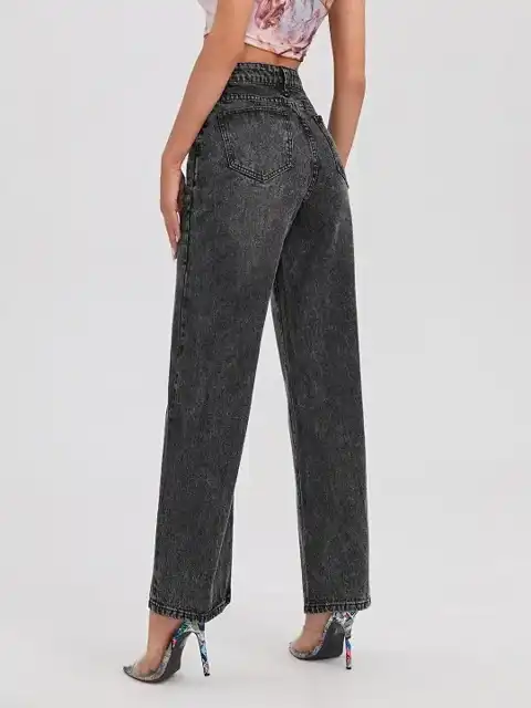 Purple Regular Jeans — view 2