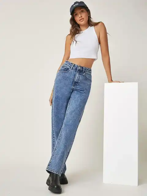 Purple Regular Jeans — view 5