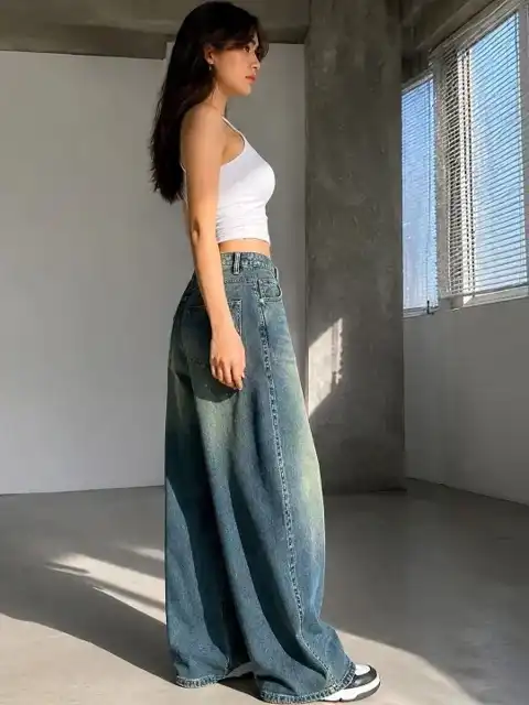 Orange Regular Jeans — view 3