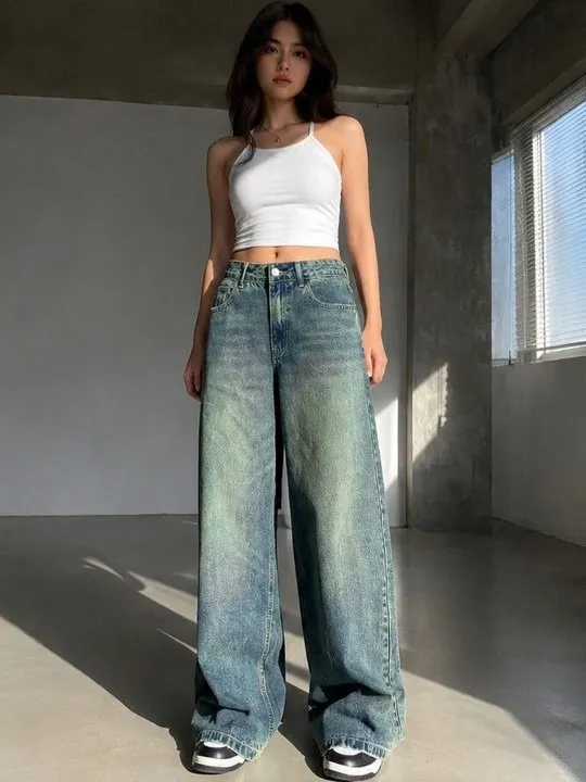 Orange Regular Jeans — view 2