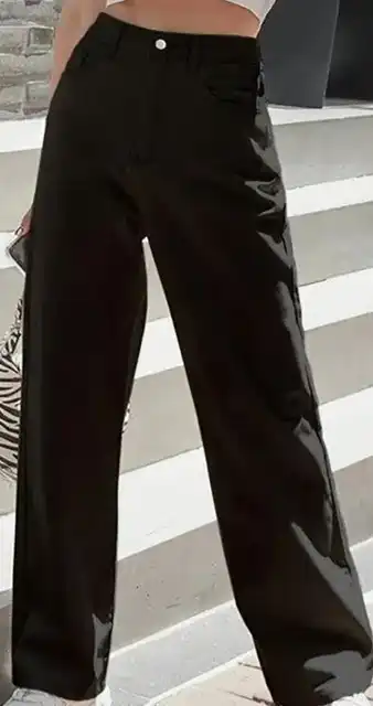 Black Straight Jeans — view 1