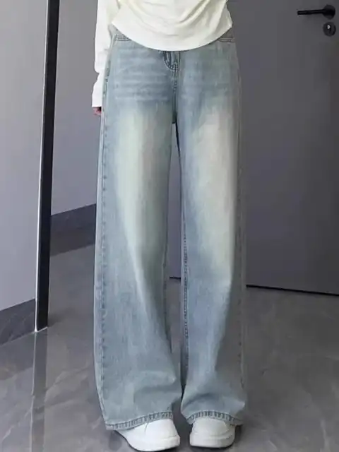 Purple Wide Leg Jeans — view 2