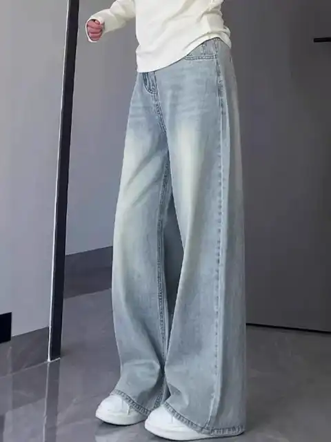 Purple Wide Leg Jeans — view 3
