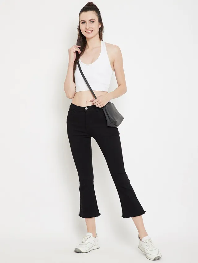 Black Bootcut Jeans — view 4