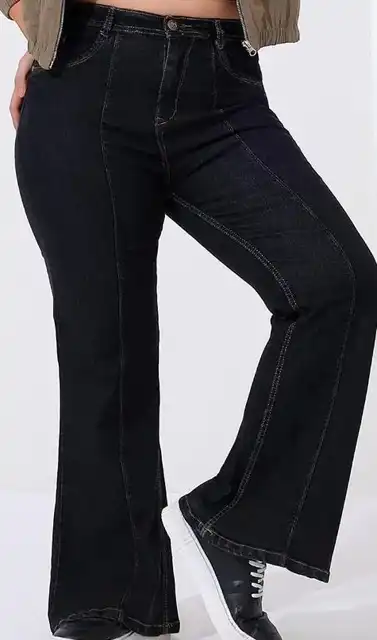 Black Bootcut Jeans — view 1