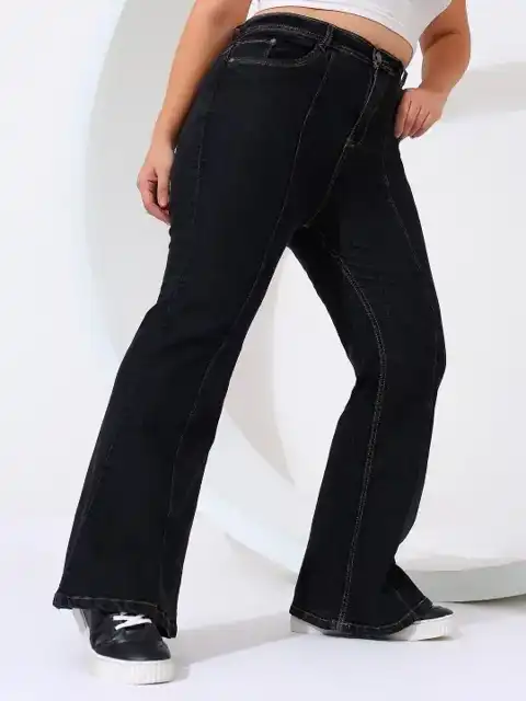 Black Bootcut Jeans — view 2
