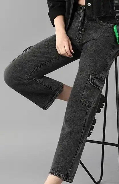 Black Regular Jeans — view 1
