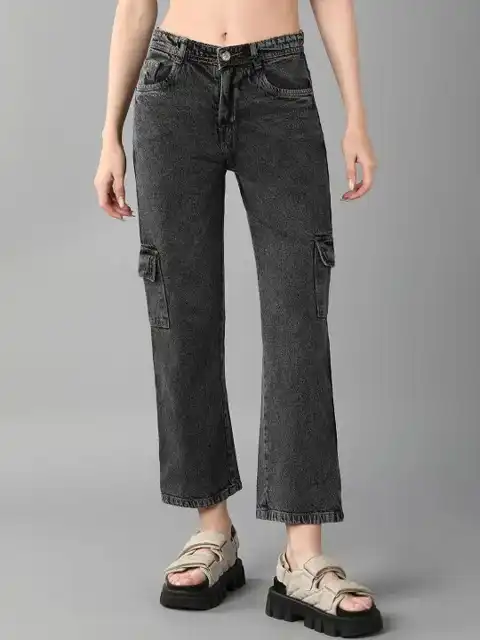 Black Regular Jeans — view 2