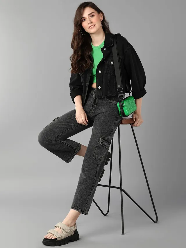 Black Regular Jeans — view 4
