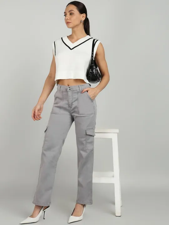 Grey Relaxed Jeans — view 3