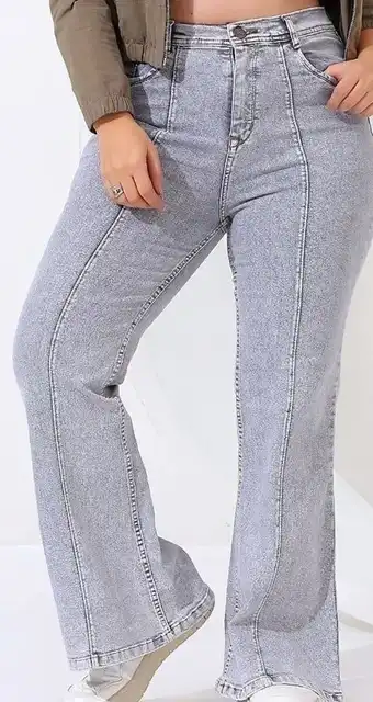 Grey Regular Jeans — view 1