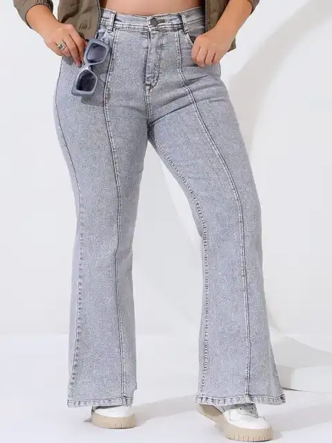 Grey Regular Jeans — view 2