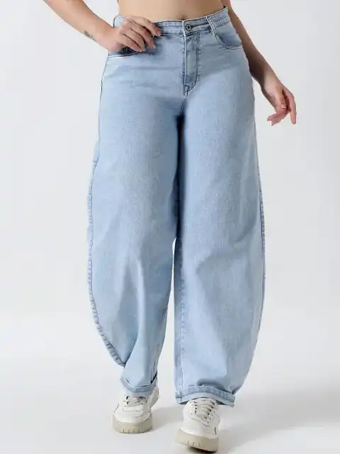 Purple Regular Jeans — view 1
