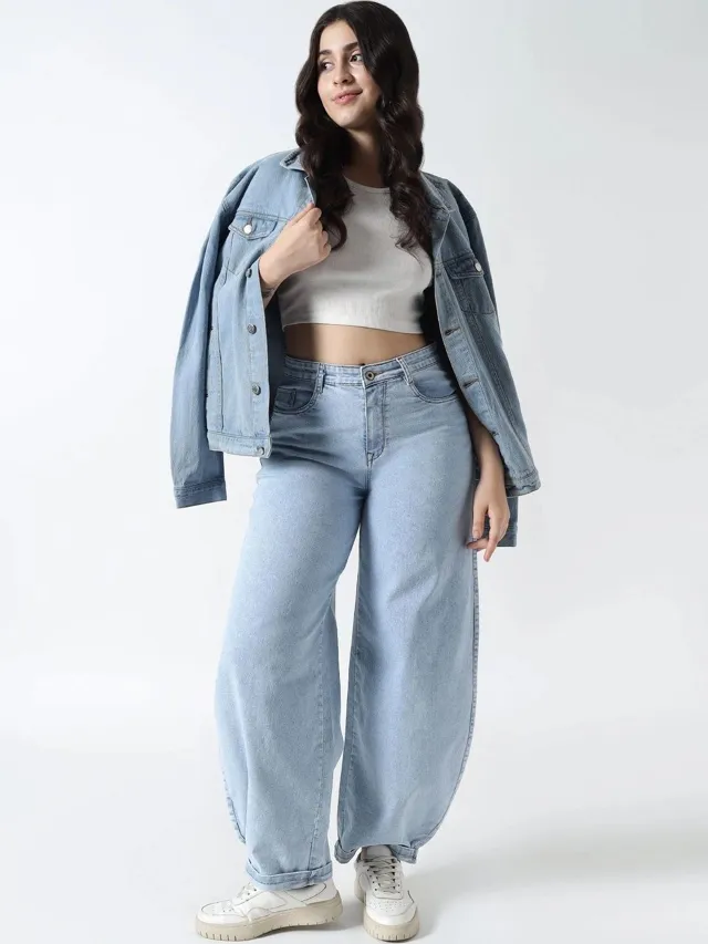 Purple Regular Jeans — view 4