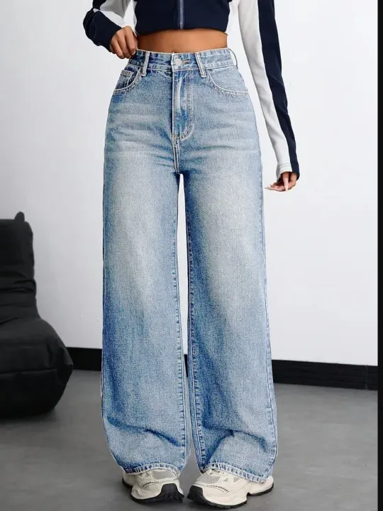 Purple Regular Jeans — view 1