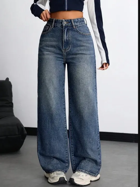 Green Regular Jeans — view 1