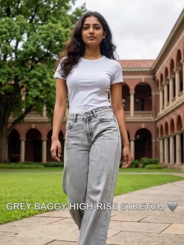 Grey Regular Jeans — view 3