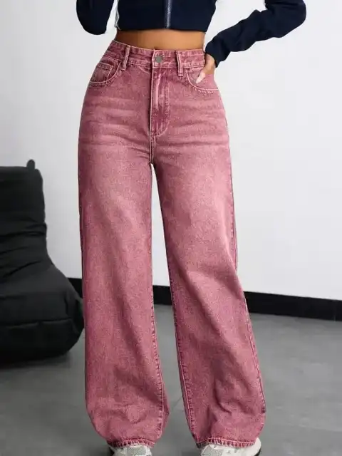 Purple Regular Jeans — view 3